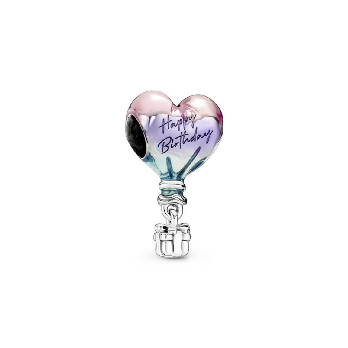 PANDORA HAPPY BIRTHDAY BALLOON PINK PURP - 791501C01